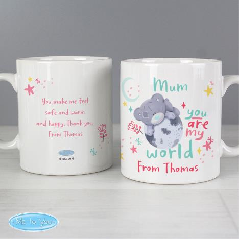 Personalised You Are My World Me to You Mug Extra Image 1